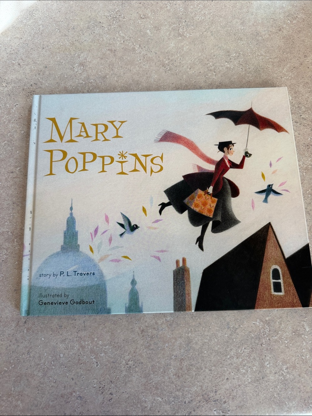 Mary Poppins Picture Book - Illustrated Cover